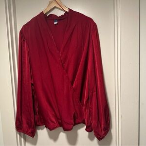 Old Navy Deep Red Women's Blouse